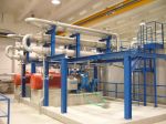 Dodávka a montáž ocelové konstrukce a nerezových chladičů v OP papírně Olšany 2010.